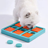Square Interactive Slow Feeder Dog Puzzle Toy Tektoty